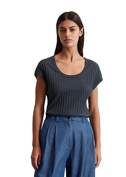 Marc O'Polo T-Shirt luftiges Strickgewebemuster, slim fit günstig online kaufen