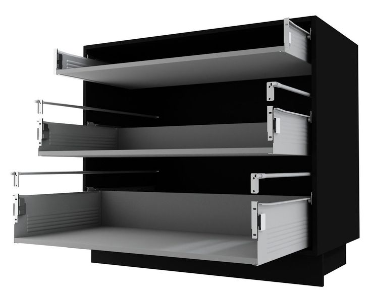 Feldmann-Wohnen Auszugsunterschrank Kvantum (Schubladen mit Teilauszug, günstig online kaufen