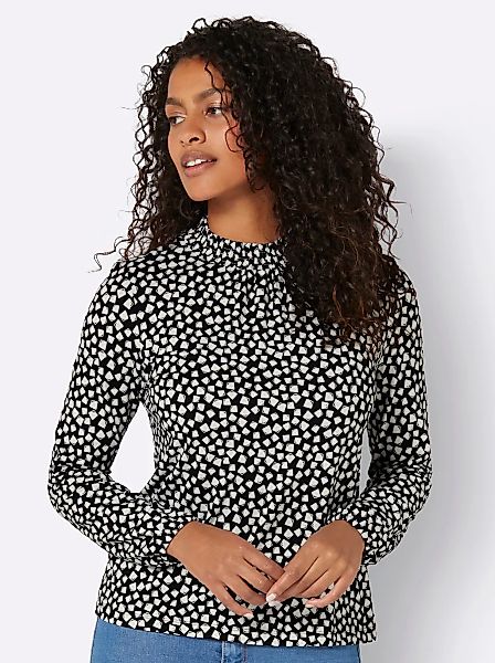 Inspirationen Stehkragenshirt "Stehkragen-Shirt", 1 Stk. günstig online kaufen