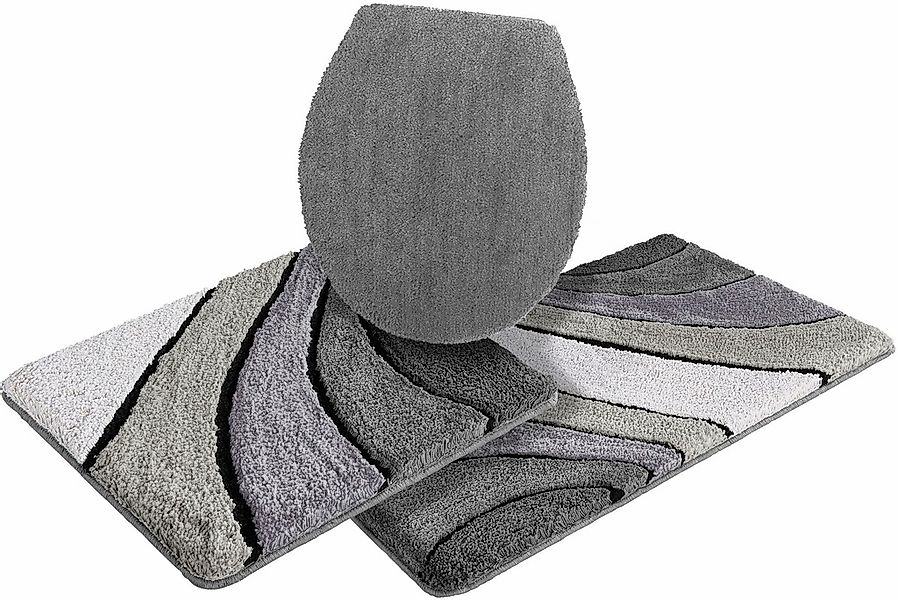 my home Badematte »Josie, Badvorleger, Badezimmer Teppich«, rutschhemmend b günstig online kaufen
