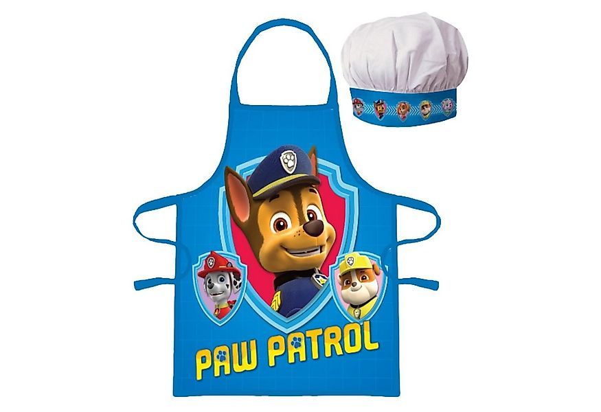 PAW PATROL Kochschürze Chase, (2-tlg), Kinder Koch-Set, Backschürze + Chefm günstig online kaufen
