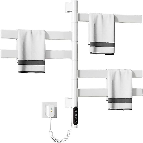 QUBEBU Badheizkörper 120W Handtuchwärmer Thermostatisch 180° günstig online kaufen