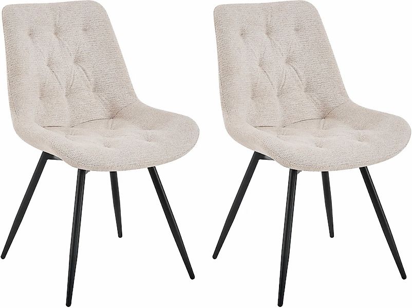byLIVING Esszimmerstuhl "Aragon" (Set) 2 Stk.360 Grad drehbarer Stuhl, hoch günstig online kaufen