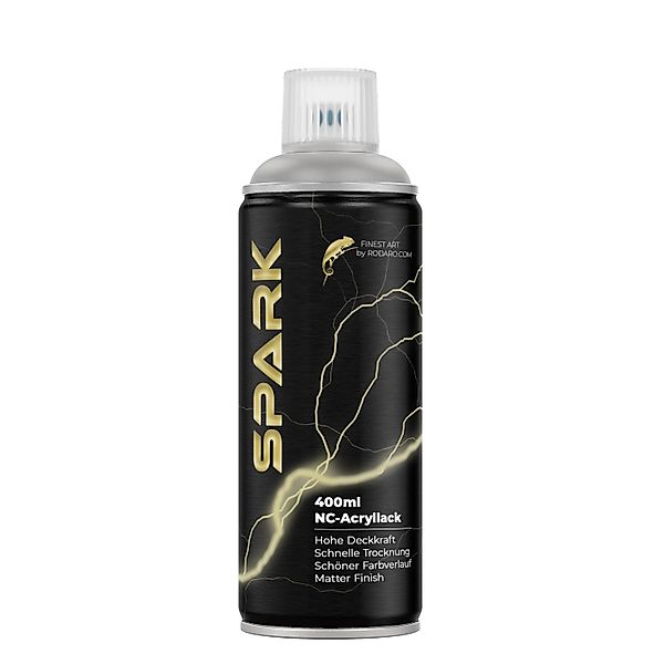 SPARK Spraydose 400ml Matte Farbe Mittelgrau günstig online kaufen