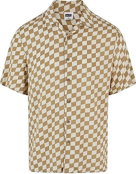 URBAN CLASSICS Langarmhemd Viscose AOP Resort Shirt günstig online kaufen