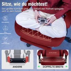 GTPLAYER Gaming-Stuhl Stoff Gaming Chair Ergonomisch günstig online kaufen
