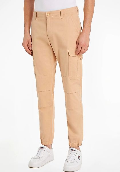 Tommy Jeans Cargohose "TJM ETHAN WASHED TWILL CARGO", mit Bindebändern günstig online kaufen