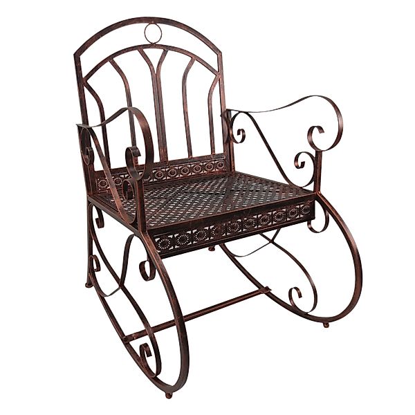 Outsunny Schaukelstuhl Vintage, Belastbarkeit 150 kg, mit eleganten Bögen, günstig online kaufen