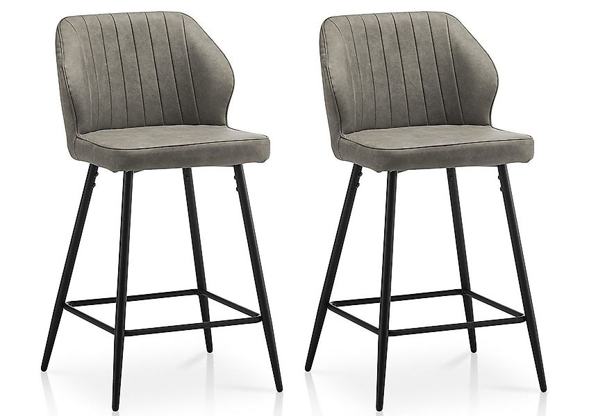 Ofcasa Barhocker Kunstlederbarstuhl (2er Set), Gepolsterte günstig online kaufen