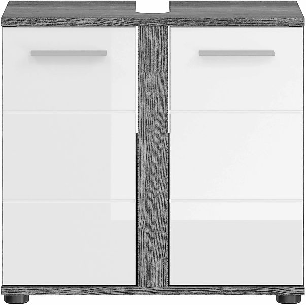 welltime Waschbeckenunterschrank "Lucca, Breite 60cm, 2 Türen, 2 Fächer, mi günstig online kaufen