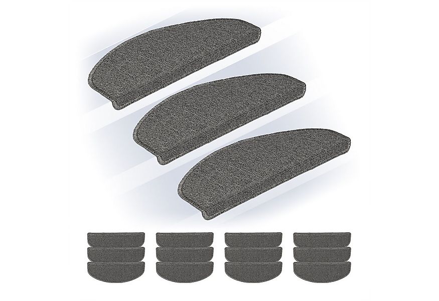 relaxdays Stufenmatte Abgerundete Stufenmatten im 15er Set, Höhe: 40 mm, gr günstig online kaufen