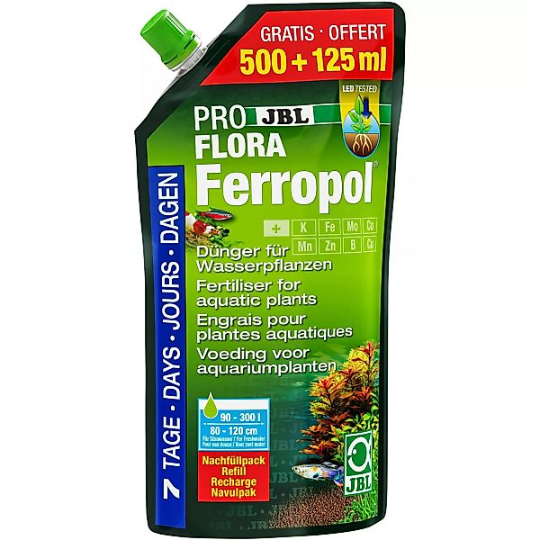 JBL Proflora Nachfüll-Wasserpflanzendünger Ferropol 500 + 125 ml günstig online kaufen