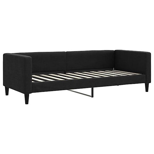 vidaXL Bett, Tagesbett Schwarz 80x200 cm Stoff günstig online kaufen