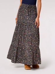 Apricot Maxirock Rock mit Blumenmuster, (1-tlg., günstig online kaufen