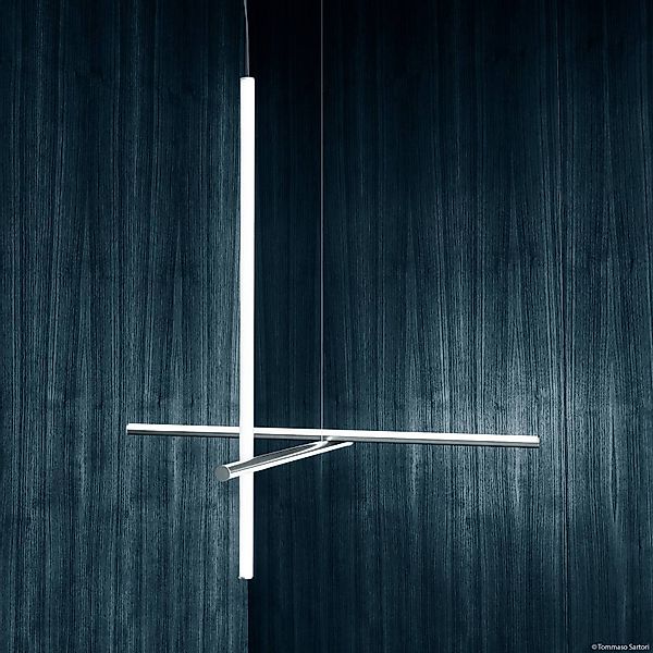 FLOS Coordinates S1 LED-Hängeleuchte, argent moon günstig online kaufen