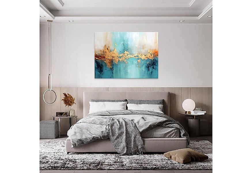 Wallarena Leinwandbild Abstrakt Modern Wandbilder Wand Deko XXL Leinwand Bi günstig online kaufen