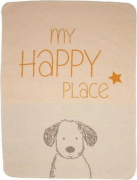 DAVID FUSSENEGGER Tierdecke Haustierdecke Decke Hunde Happy Place 70 x 90 c günstig online kaufen