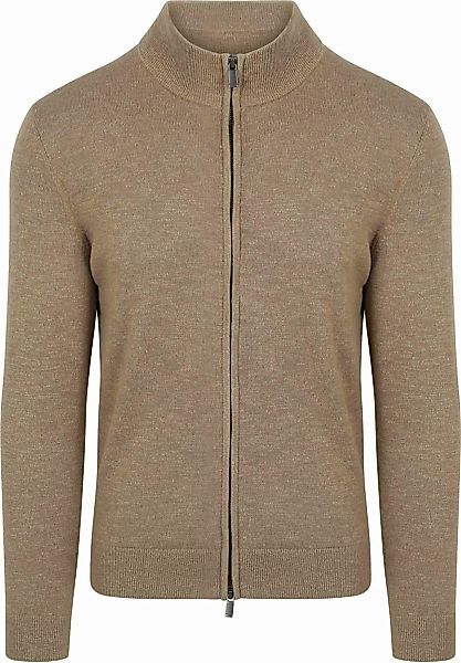 Suitable Strickjacke Slub Yarn Beige - Größe XXL günstig online kaufen