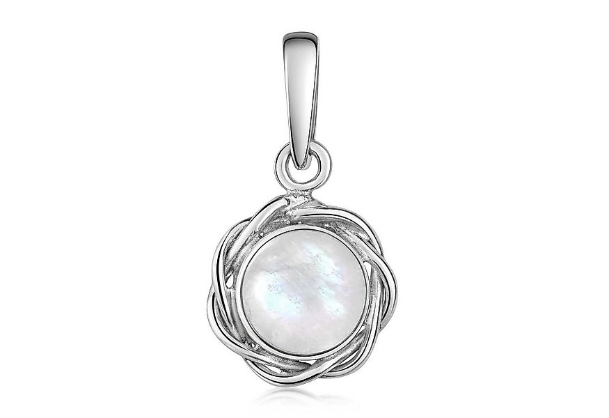 Materia Kettenanhänger Mondstein Edelstein Anhänger changierend weiß KA-59, günstig online kaufen