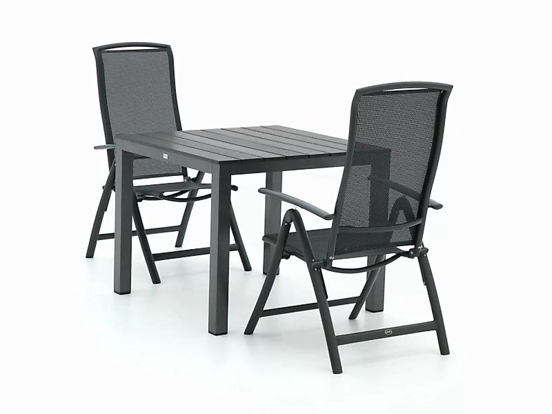 R&S Design Capri/Fidenza 90 cm Gartenmöbel-Set 3-teilig verstellbar günstig online kaufen