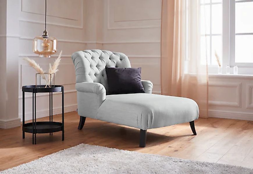 Home affaire Loveseat »Amiens Sessel Loungesessel« mit wunderschöner Knopfh günstig online kaufen
