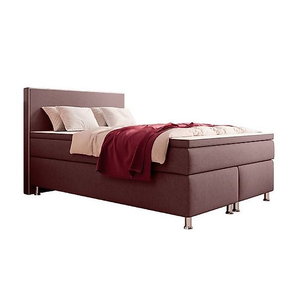 interbed Boxspringbett Gent 140x200cm (Komplettset, Komplettbett), Webstoff günstig online kaufen