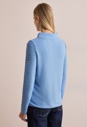 Cecil Langarmshirt mit Materialmix günstig online kaufen