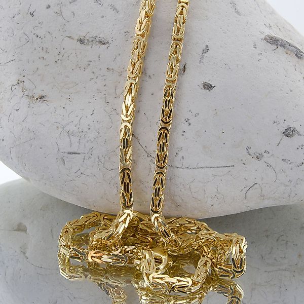 HOPLO Königskette Goldkette Königskette Länge 55cm günstig online kaufen