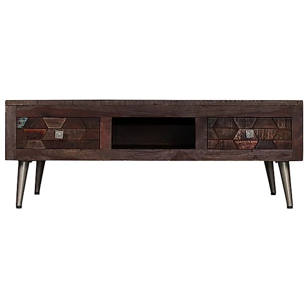 vidaXL Couchtisch Altholz Massiv 100x60x35 cm günstig online kaufen
