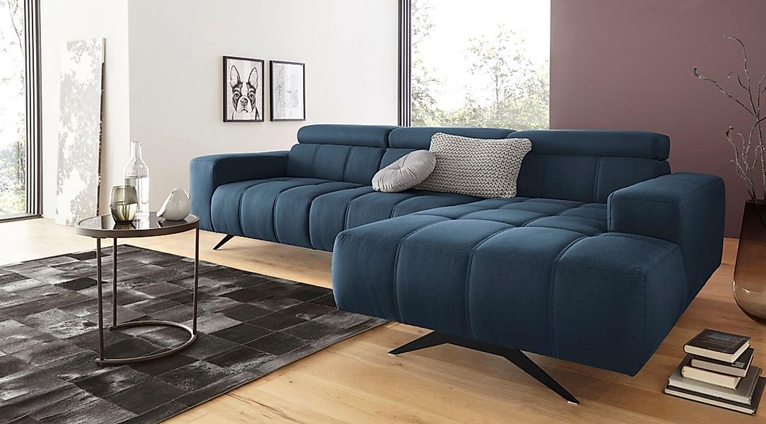 DOMO collection Ecksofa »Trento L-Form, mit Kufenfuß oder Einzelfuß« wahlwe günstig online kaufen