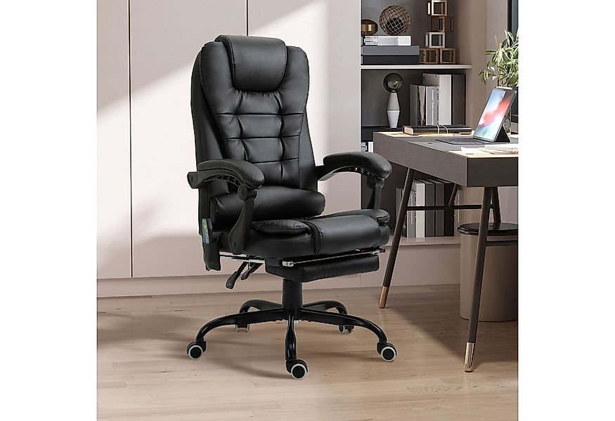 Vinsetto Schreibtischstuhl Massagesessel, mit 7 Massagepunkte höhenverstell günstig online kaufen