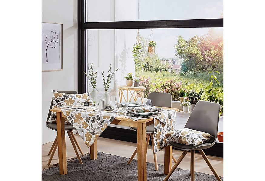 REDBEST Tischdecke Tischdecke, Baumwolle Blumen günstig online kaufen