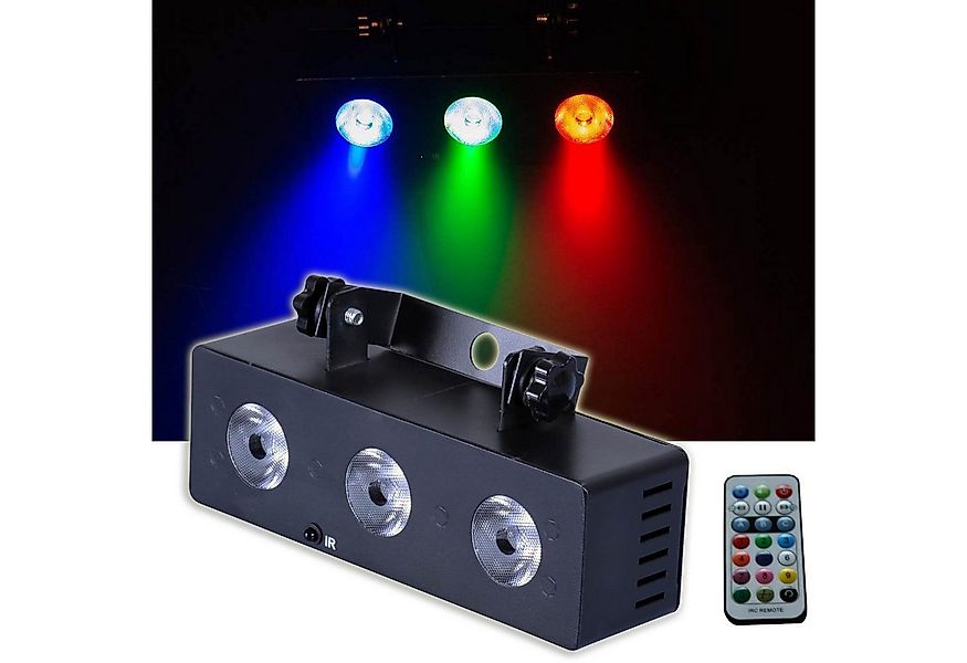 E-Lektron LED Discolicht MS-3 Multi-Spot, LED fest integriert, Rot / Grün / günstig online kaufen