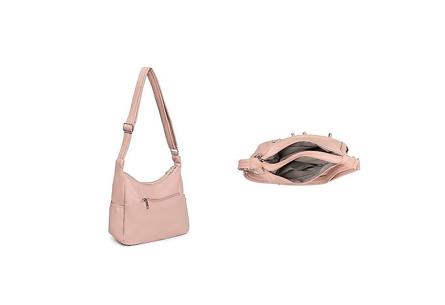 ITALYSHOP24 Schultertasche Damen Tasche Vintage Shopper Umhängetasche Handt günstig online kaufen