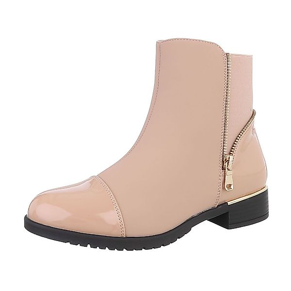 Ital-Design Damen Elegant Stiefelette (87417702) Blockabsatz günstig online kaufen