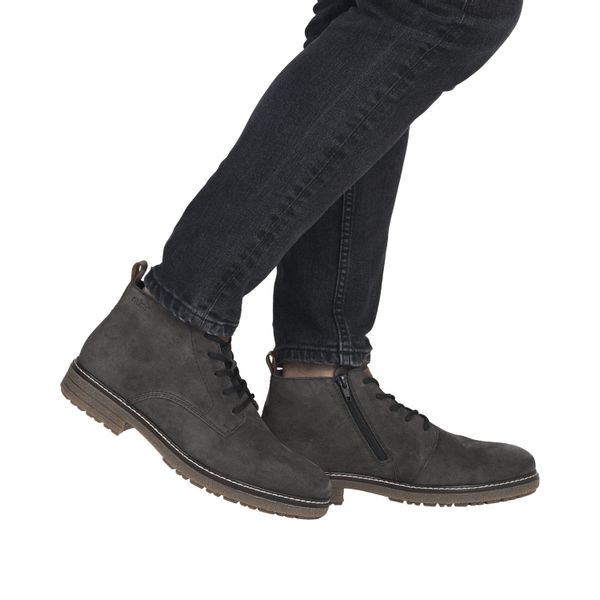 Rieker Schnürstiefelette Schnürboots, Workerboots, Profilsohle, mit günstig online kaufen