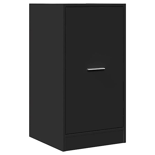 vidaXL Apothekerschrank Schwarz 40x41x77,5 cm Holzwerkstoff 855188 günstig online kaufen