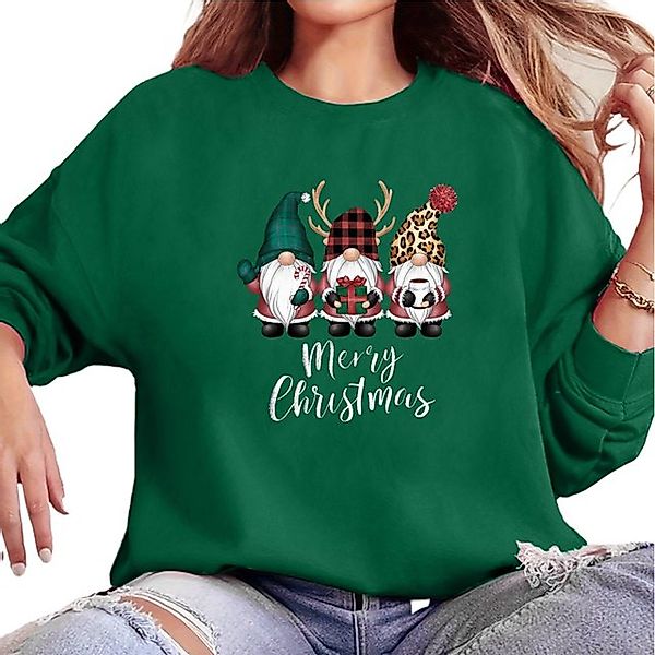 MC Star Weihnachtssweatshirt Damen Weihnachts Wichtel Sweatshirts,Weihnacht günstig online kaufen