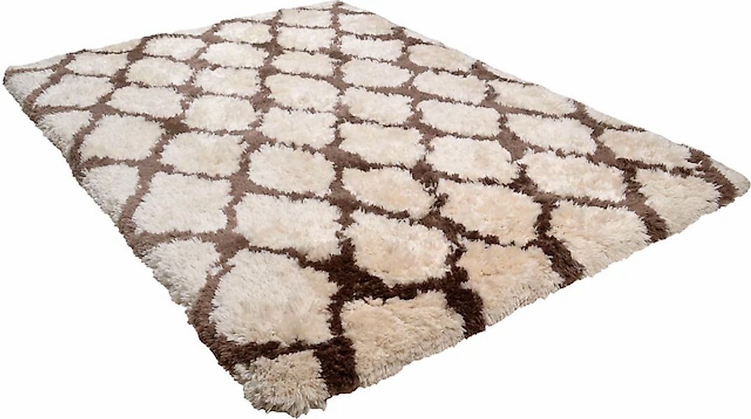 TOM TAILOR HOME Hochflor-Teppich »Flocatic Pattern« rechteckig 65 mm Höhe R günstig online kaufen