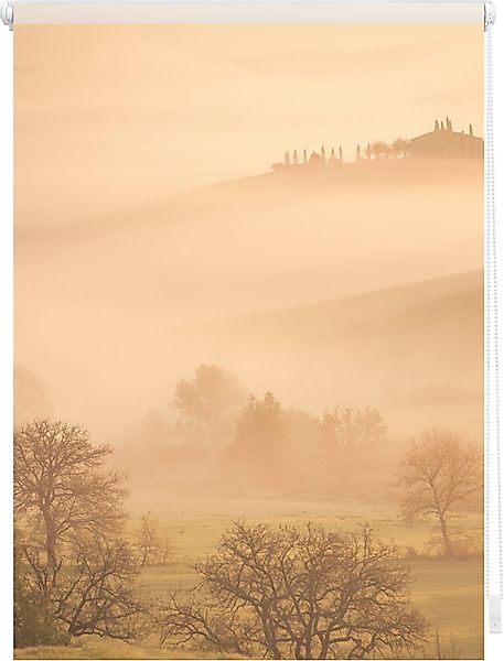Seitenzugrollo Klemmfix Motiv Toskana, LICHTBLICK ORIGINAL, günstig online kaufen