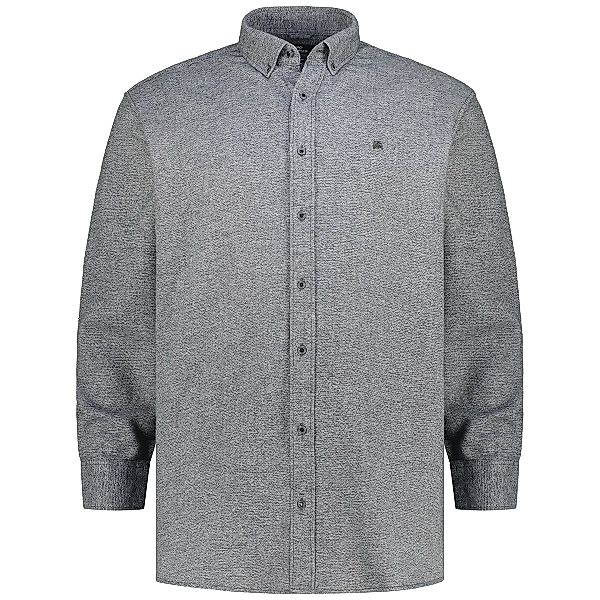 Lerros Freizeithemd aus Baumwoll-Flanell Farbe schwarz Größe: 3XL günstig online kaufen