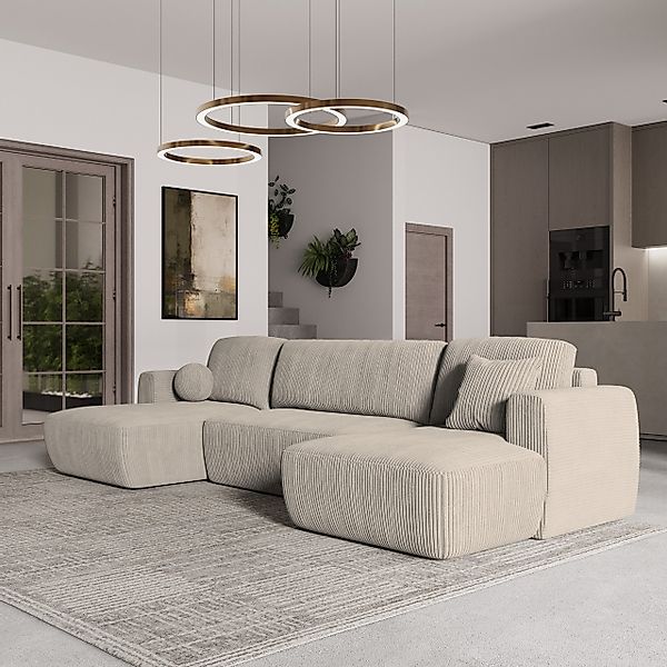 Masseno Ecksofa SENTUM mit Schlaffunktion U-Form, günstig online kaufen