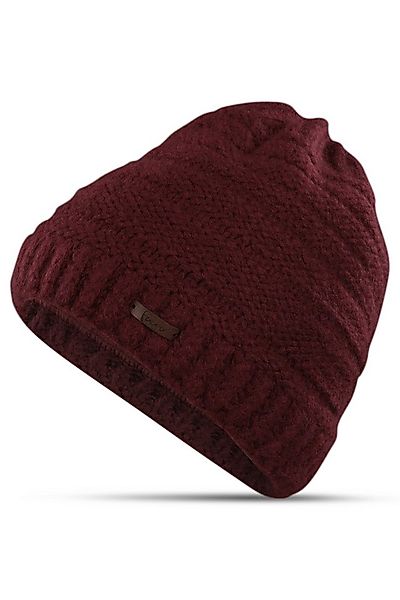 malito more than fashion Strickmütze M219 gefütterte Beanie Wintermütze Uni günstig online kaufen