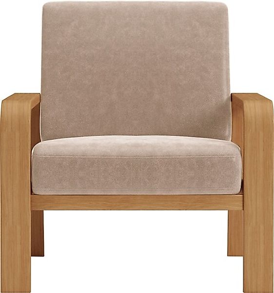 sit&more Sessel »Kolding«, Armlehnen aus eichefarbigem Buchenholz, verschie günstig online kaufen