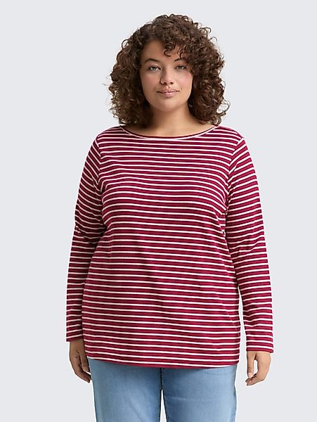 TOM TAILOR PLUS Langarmshirt Plus Size günstig online kaufen