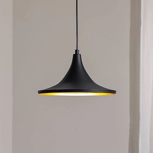Hängeleuchte Genisy, schwarz, Ø 31 cm, Metall, E27 günstig online kaufen