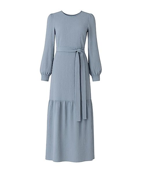 fashionshowcase Maxikleid Damen Crinkle Kleid mit Gürtel, Ballonärmel, 140  günstig online kaufen