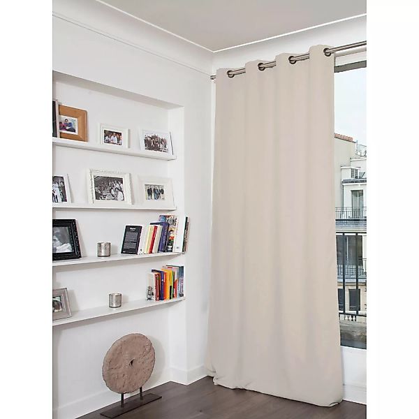 Moondream Lärmschutzvorhang mit Wärmeschutz Kieselgrau 260 x 145 cm günstig online kaufen