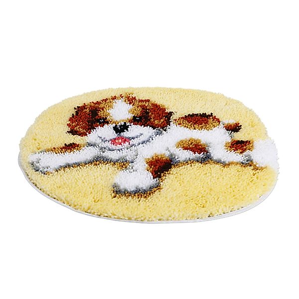 TWSOUL Kreativset DIY Häkelteppich-Set, Teppich-Kreuzstich-Stickerei-Werkze günstig online kaufen