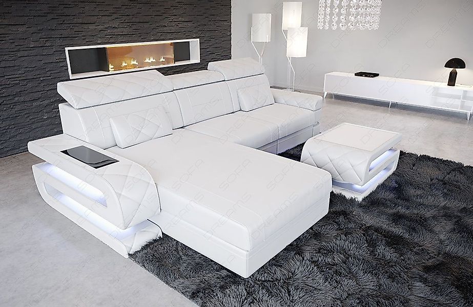 Sofa Dreams Ecksofa Ledersofa Bologna L günstig online kaufen